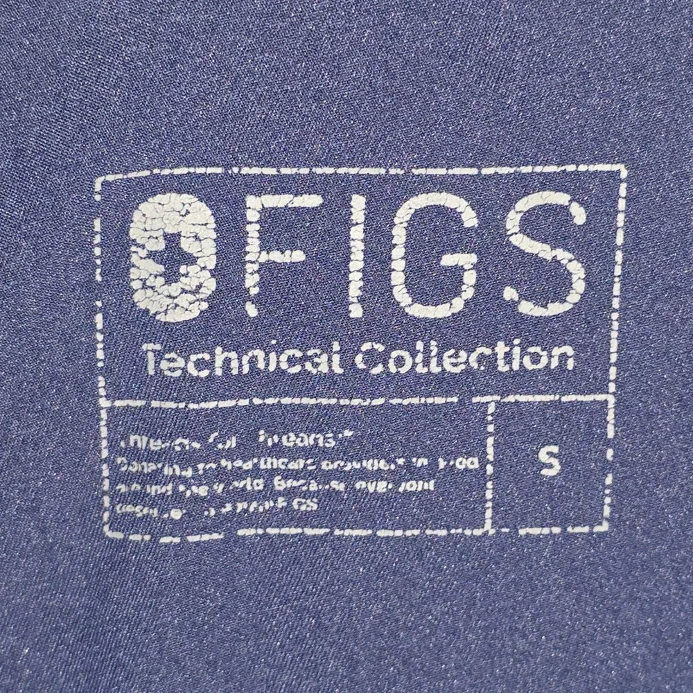 Figs Navy Blue Scrub Pants Technical Collection T21004 Mens Small Drawstring